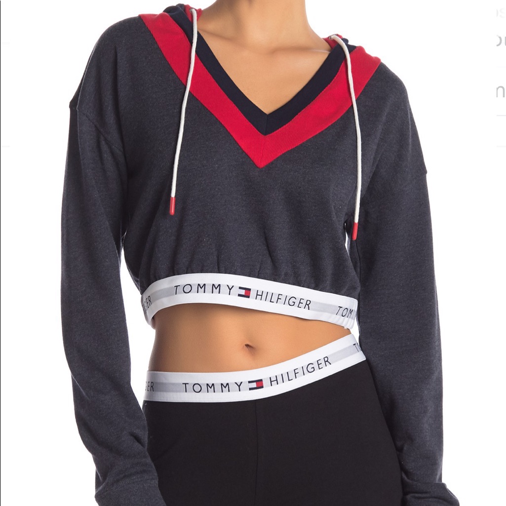 Tommy Hilfiger - Retro Cropped Lounge Hoodie
